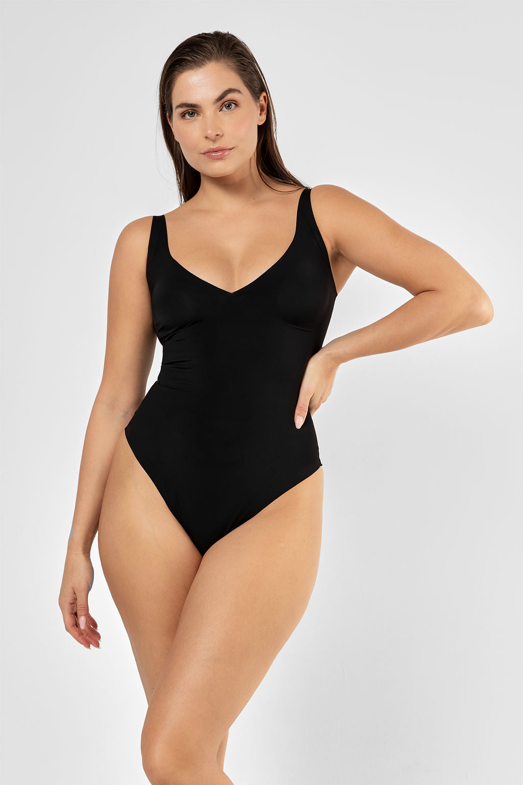 Laserwear Bodysuit thong Black