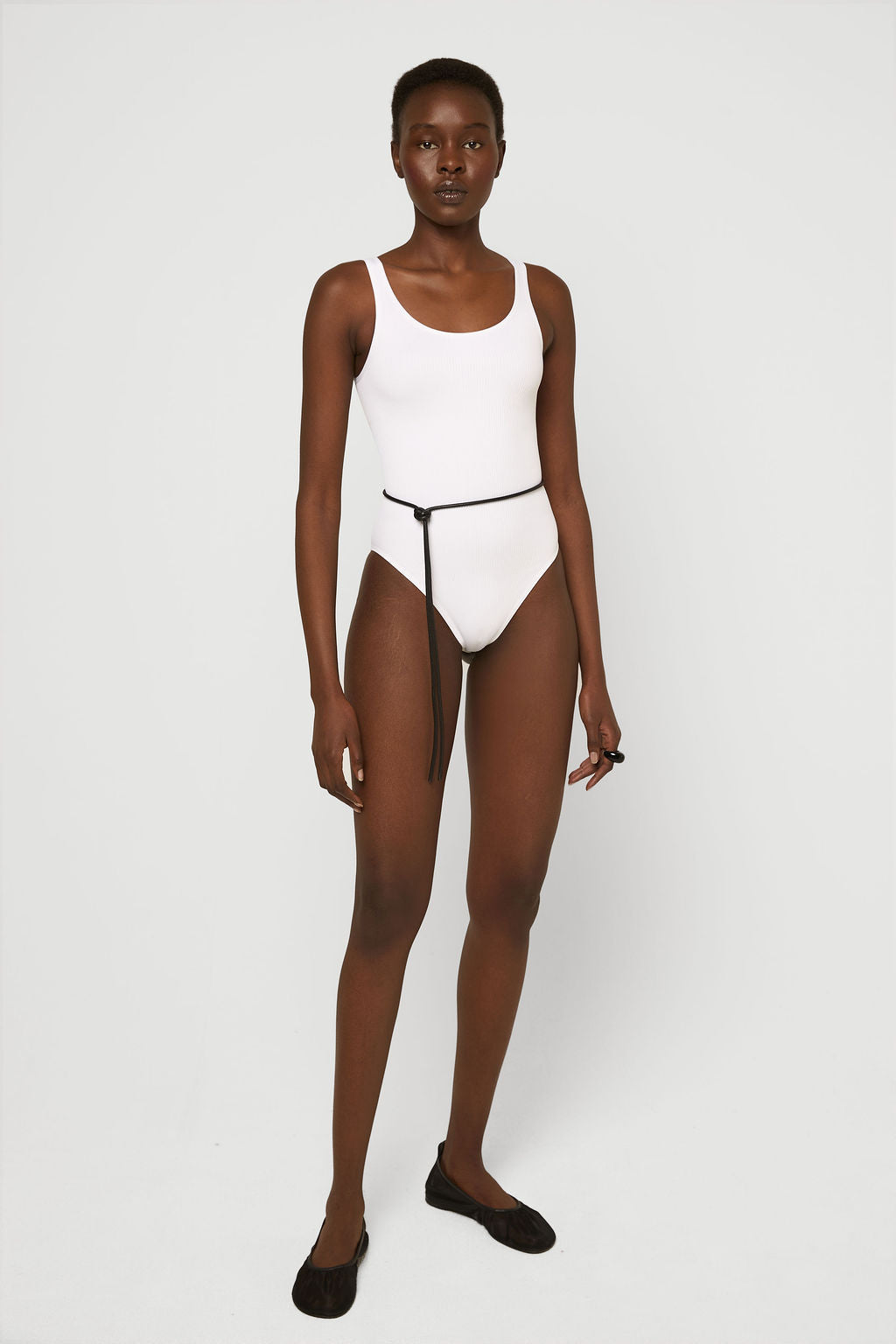 Rib body brief White