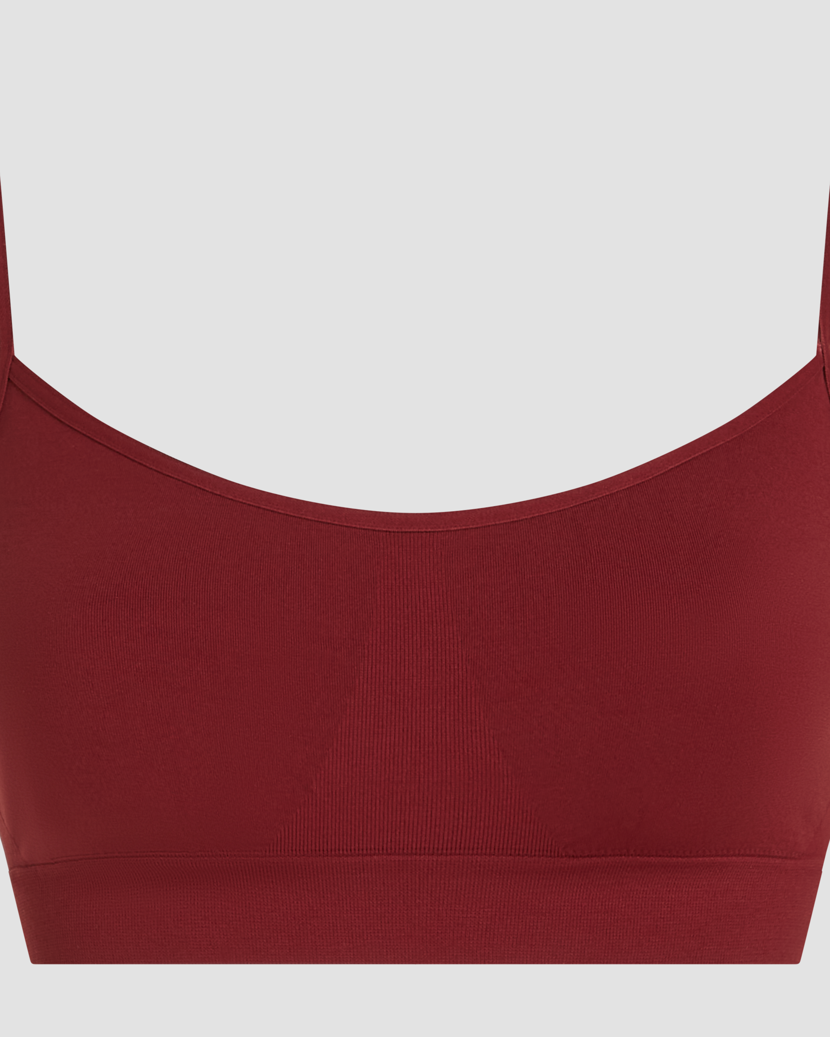 Essentials Scoop bralette Bordeaux