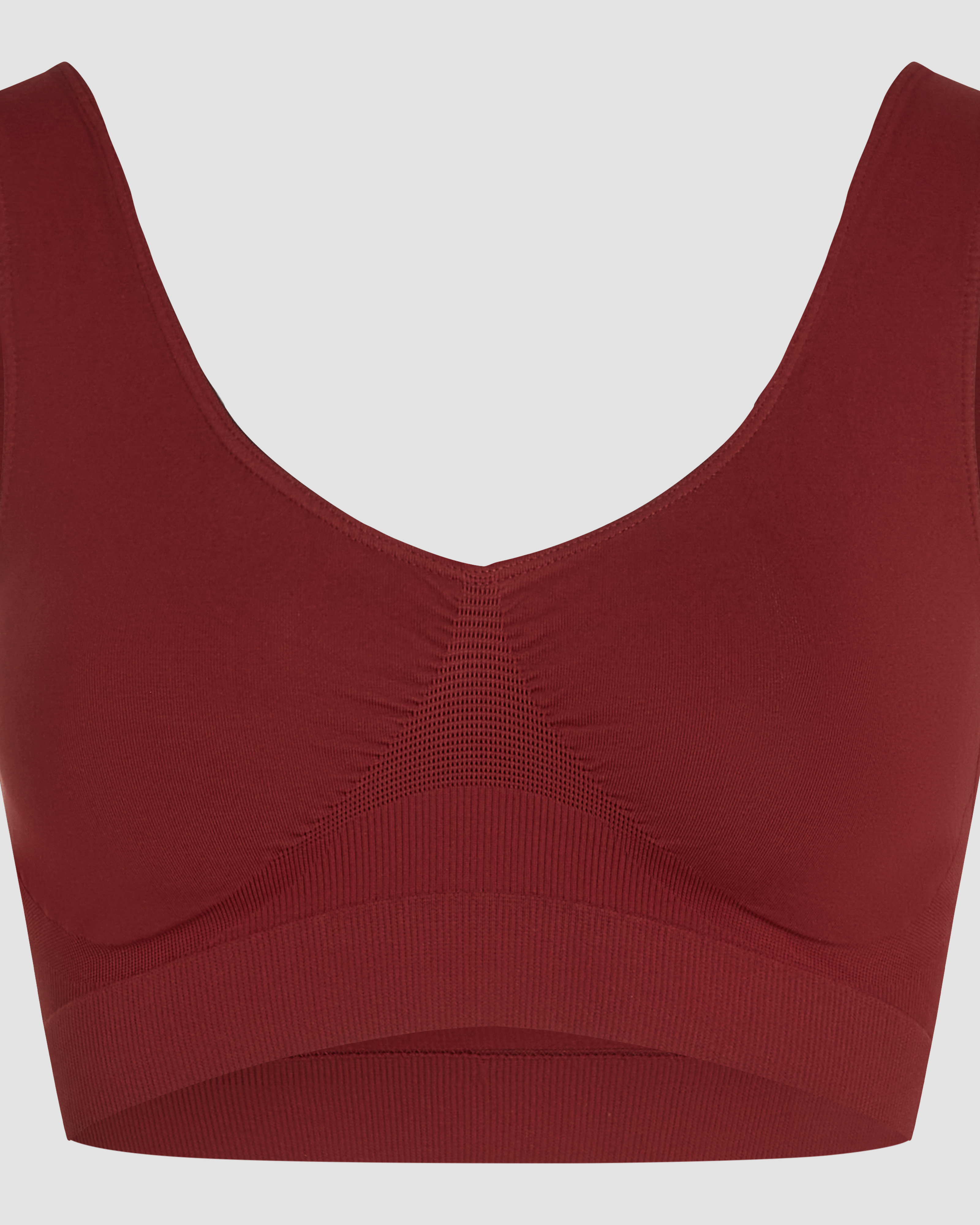 Essentials tank bra Bordeaux